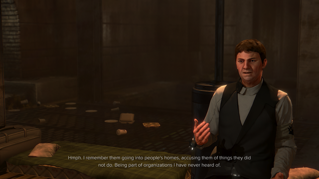 This is a character you meet within the first few hours of the game. You meet him again almost 30 hours later.